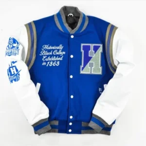 Hampton University motto 2.0 Varsity Jacket