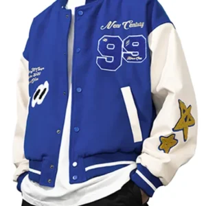 Harsh And Cruel Blue Varsity Jacket