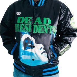 Green Dead Presidents Satin Jacket