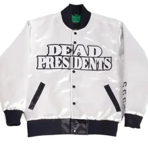 Headgear Classics Dead Presidents White Satin Jacket