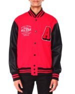 Heavy Fleece Allstar Varsity Baseball Jacket