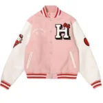 Hello Kitty Apples H Letterman Varsity Jacket