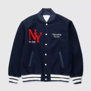 York Navy Blue Varsity Jacket
