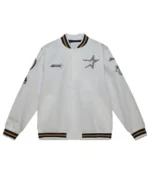 Houston Astros City Collection White Varsity Satin Jacket