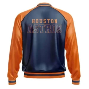 Houston Astros MLB Leather Bomber Jacket