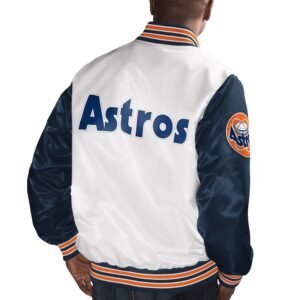 Houston Astros White The Legend Satin Jacket