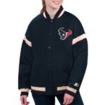 Houston Texans Tournament Navy Varsity Jacket