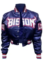 Howard University Bison Blue Satin Jacket
