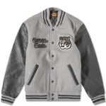 Human Made Grey Varsity Jacket