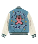 Hysteric Glamour H Letterman Blue Varsity Jacket
