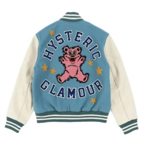 Hysteric Glamour H Letterman Blue Varsity Jacket