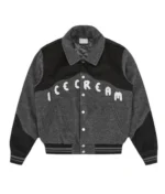 Icecream Western Gray Varsity Jacket