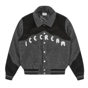 Icecream Western Gray Varsity Jacket