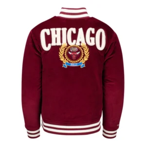 Iconic Ness Collegiate Chicago Bulls Jacket – 1 Supreme Power Fit
