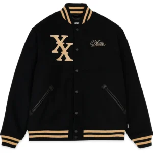 Iuter Giacca Xx Anniversary Black Varsity Jacket