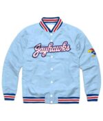 KU Sky Blue Varsity Jacket