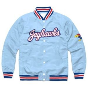 KU Sky Blue Varsity Jacket