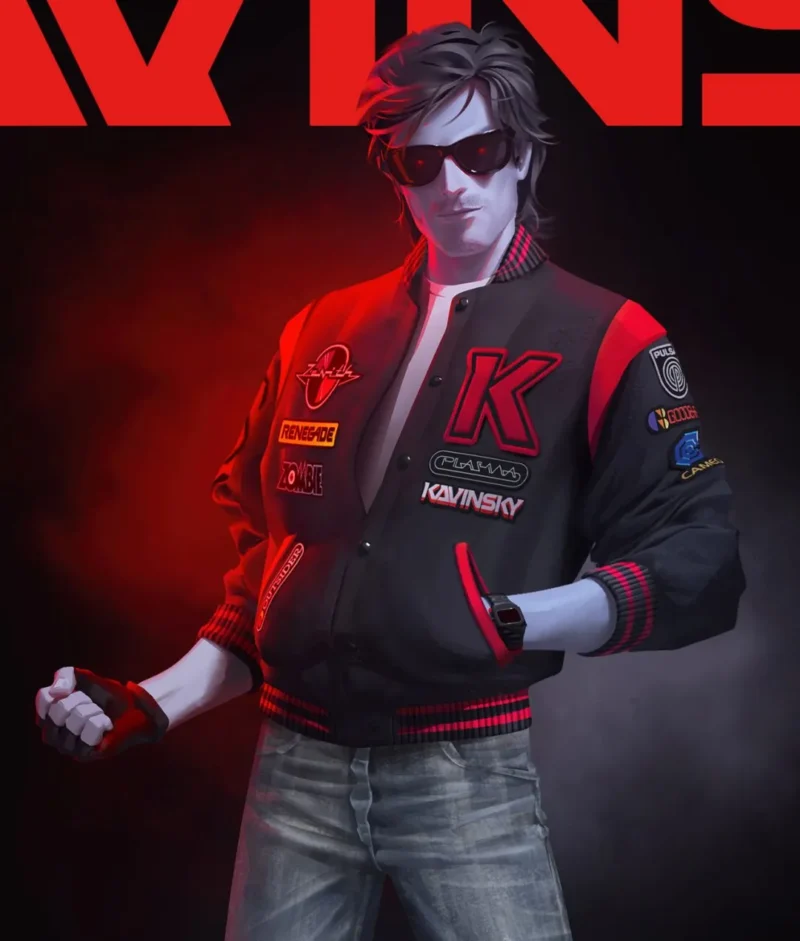 Kavinsky Reborn Varsity Jacket