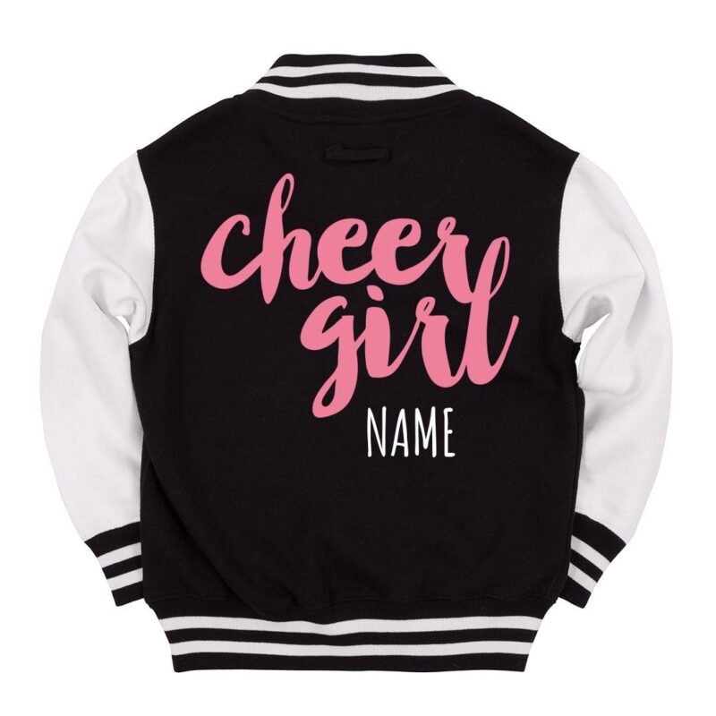 Kids Custom Cheerleader Letterman Jacket