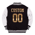 Kids Custom Letterman Metallic Jacket