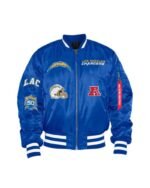 Chargers X Alpha X New Era Bomber Jacket