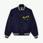 Lacoste Le Club Navy Blue Varsity Jacket