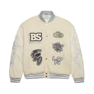 Ldn X Beautiful Struggles Euro Varsity Jacket