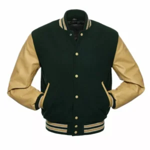 Leather Varsity Letterman Jacket