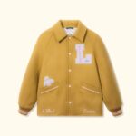 Lefleur* Wool Snap Varsity And Letterman Jacket