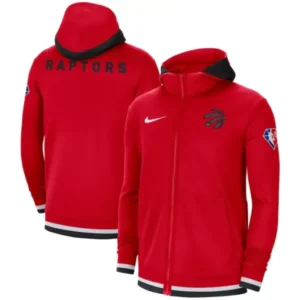 Lincoln Toronto Raptors Red Hooded Jacket