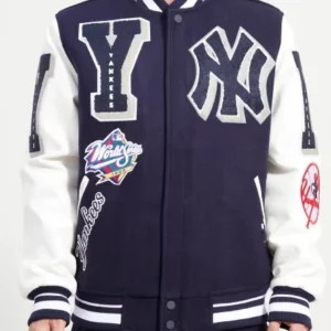 Logo Mashup Varsity Ny Yankees Midnight Navy Jacket