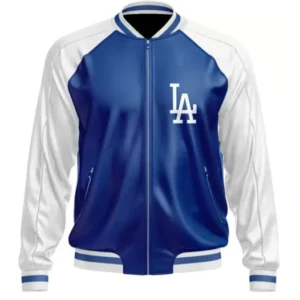 Los Angeles Dodgers Mlb Leather Bomber Jacket