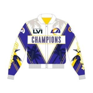 Los Angeles Rams Super Bowl LVI Champions Leather Jacket