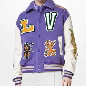 A$ap Rocky Lv Letterman Jacket
