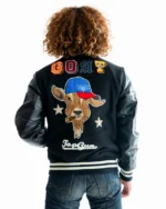 Men goat Varsity Jacket  Men goat Varsity Jacket