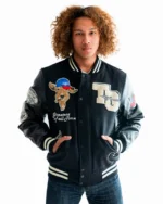 Mens Goat Varsity Jacket  Mens Goat Varsity Jacket