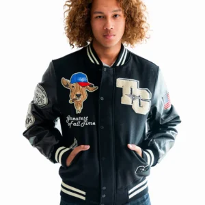 Mens Goat Varsity Jacket 