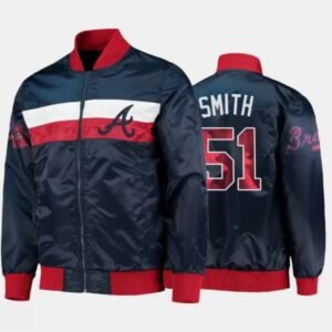 MLB Atlanta Braves Ozzie Albies Satin Jacket