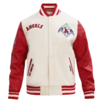 MLB Los Angeles Angels Retro Classic Wool Varsity Jacket