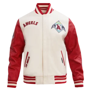 MLB Los Angeles Angels Retro Classic Wool Varsity Jacket