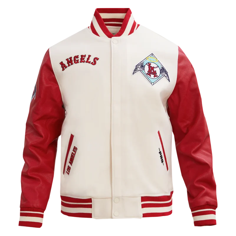 MLB Los Angeles Angels Retro Classic Wool Varsity Jacket