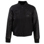 MLB Los Angeles Dodgers Triple Black Wool Womens Varsity Jacket