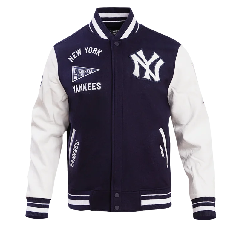 MLB New York Yankees Retro Classic Wool Varsity Jacket