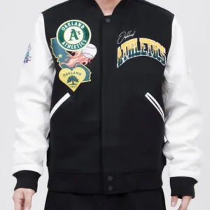 MLB Oakland Athletics Hometown Wool Men's Varsity Jacket