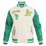 MLB Oakland Athletics Retro Classic Wool Varsity Jacket