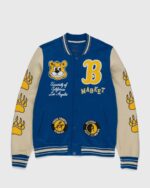Market X Ucla X Highsnobiety Hs Sports Blue Fleece Varsity Jacket