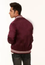 Maroon Varsity Jacket Mens