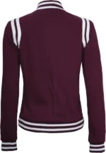 Maroon Varsity Jacket Womens