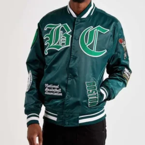 Mash Up Boston Celtics Green Jacket