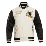 Mens Pittsburgh Steelers Retro Classic Wool Varsity Jacket